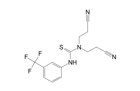 1,1-BIS(2-CYANOETHYL)-2-THIO-3-(alpha,alpha,alpha-TRIFLUORO-m-TOLYL)UREA