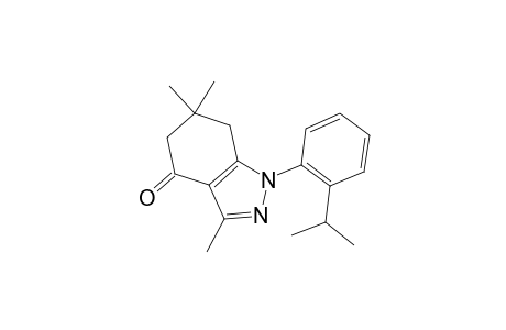 4H-indazol-4-one, 1,5,6,7-tetrahydro-3,6,6-trimethyl-1-[2-(1-methylethyl)phenyl]-