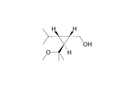 1BETA-(1-METHOXY-1-METHYLETHYL)-2ALPHA-ISOPROPYL-3ALPHA-HYDROXYMETHYLCYCLOPROPANE