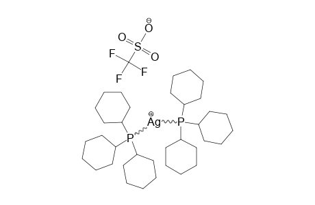 BIS-[TRIS-CYCLOHEXYLPHOSPHINE]-SILVER-TRIFLUOROMETHANSULFONATE