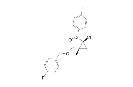 1-({[(1R*,2S*)-2-Chloro-1-methyl-2-(p-tolylsulfinyl)cyclopropyl]methoxy}methyl)-4-fluorobenzene