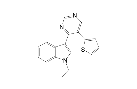 1-ETHYL-3-[5-(THIOPHEN-2-YL)-PYRIMIDIN-4-YL]-1H-INDOLE