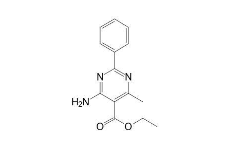 Ethyl 4-amino-6-methyl-2-phenyl-5-pyrimidinecarboxylate