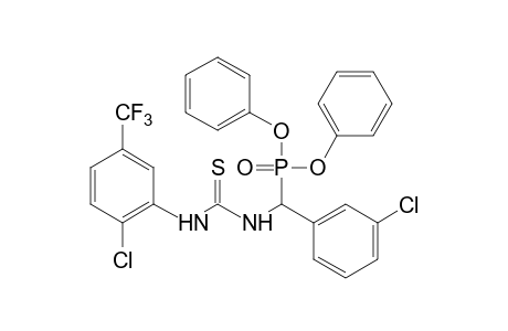 {m-CHLORO-alpha-[3-(6-CHLORO-alpha,alpha,alpha-TRIFLUORO-m-TOLYL)-2-THIOUREIDO]BENZYL}PHOSPHONIC ACID, DIPHENYL ESTER