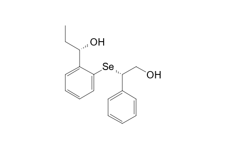 (1S)-1-[2-[(1S)-2-hydroxy-1-phenyl-ethyl]selanylphenyl]propan-1-ol