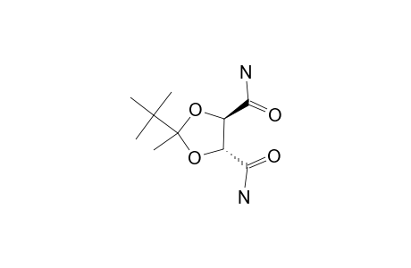 (4S,5S)-2-TERT.-BUTYL-2-METHYL-1,3-DIOXOLANE-4,5-DICARBOXAMIDE