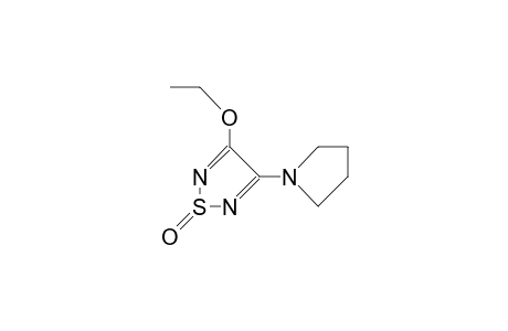 3-Ethoxy-4-(1-pyrrolidinyl)-1,2,5-thiadiazole 1-oxide