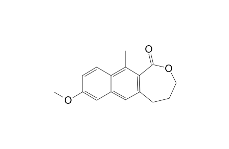 8-Methoxy-11-methyl-4,5-dihydronaphtho[2,3-c]oxepin-1(3H)-one