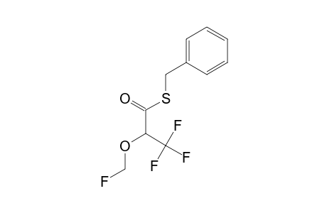 3,3,3-Trifluoro-2-fluoromethoxy-thiopropionic acid S-benzyl ester