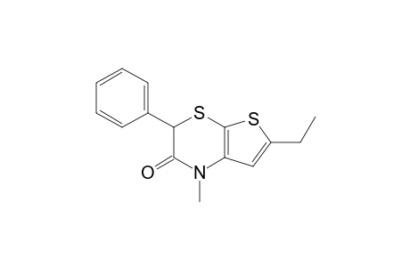 6-Ethyl-1-methyl-3-phenyl-1H-thieno[2,3-b][1,4]thiazin-2-one