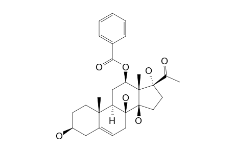 12-O-BENZOYL-3-BETA,8-BETA,12-BETA,14,17-PENTAHYDROXY-14-BETA,17-ALPHA-PREGN-5-EN-20-ONE