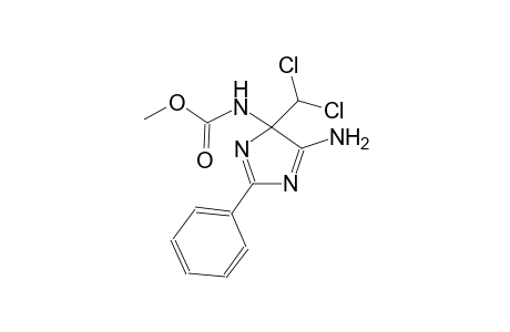 methyl 5-amino-4-(dichloromethyl)-2-phenyl-4H-imidazol-4-ylcarbamate