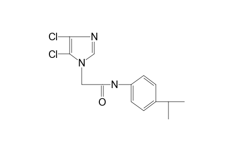 4,5-dichloro-4'-isopropylimidazole-1acetanilide