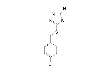 2-amino-5-[(p-chlorobenzyl)thio]-1,3,4-thiadiazole