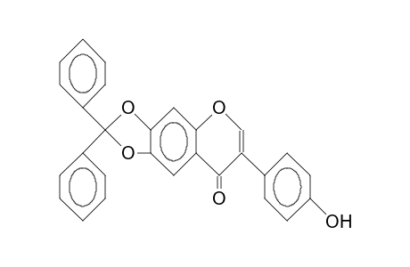 6,7-Diphenylmethylenedioxy-4'-hydroxy-isoflavone