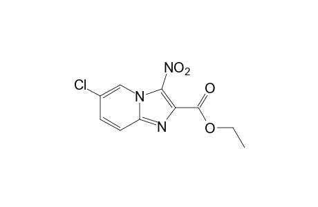 6-chloro-3-nitroimidazo[1,2-a]pyridine-2-carboxylic acid, ethyl ester