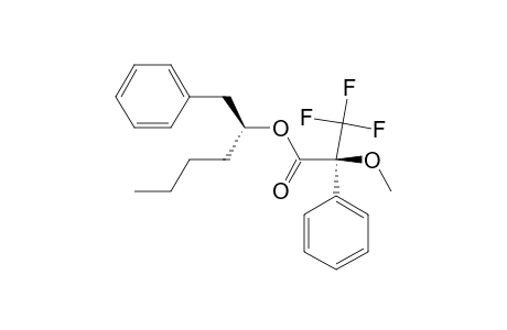 EPI-(R)-1-PHENYLHEX-2-YL-(R)-ALPHA-METHOXY-ALPHA-(TRIFLUOROMETHYL)-PHENYLACETATE