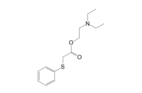 (PHENYLTHIO)ACETIC ACID, 2-(DIETHYLAMINO)ETHYL ESTER