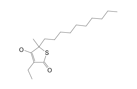 5-DECYL-3-ETHYL-4-HYDROXY-5-METHYL-2(5H)-THIOPHENONE