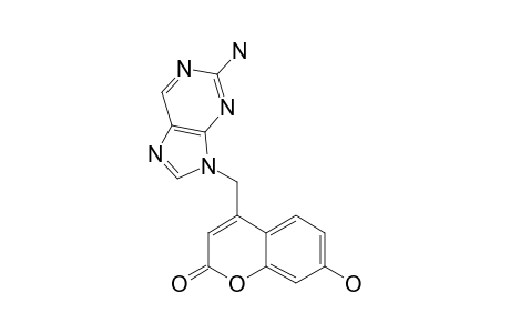 1-[(7-HYDROXY-2-OXO-2H-CHROMEN-4-YL)-METHYL]-2-AMINO-PURINE