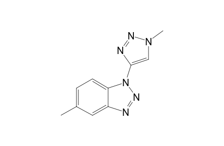 1-METHYL-4[(5-METHYL)-BENZOTRIAZOL-1-YL]-1H-1,2,3-TRIAZOLE