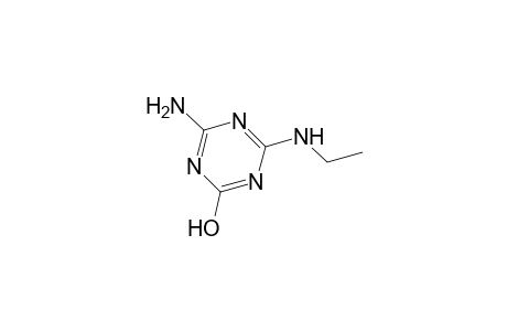 1,3,5-Triazin-2(1H)-one, 4-amino-6-(ethylamino)-