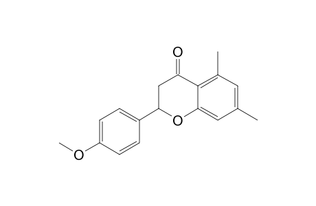 4'-METHOXY-5,7-DIMETHYL-FLAVANONE