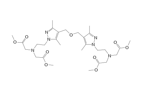 {[2-(4-{1-[2-(Bismethoxycarbonylmethylamino)ethyl]-3,5-dimethyl-4-ylmethoxymethyl}-3,5-dimethylpyrazol-1-yl)ethyl]methoxycarbonylmethylamino}acetic acid methyl ester isomer