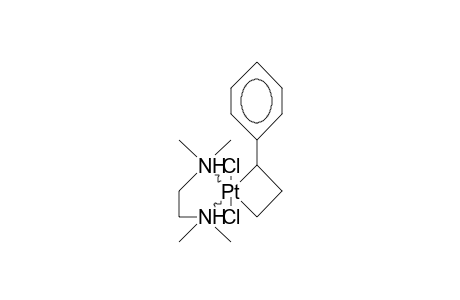 Dichloro-(N,N,N',N'-tetramethyl-ethylenediamine)-(1-phenyl-propane-1,3-diyl) platinum