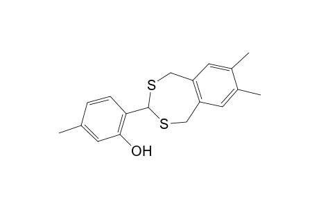 2-(7,8-Dimethyl-1,5-dihydro-benzo[e][1,3]dithiepin-3-yl)-5-methyl-phenol