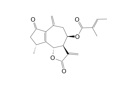 (4-BETAH)-(8-ALPHA)-(2-METHYLBUT-2-ENOYLOXY)-2-OXO-1(5),10(14),11(13)-GUAIATRIEN-12,6-ALPHA-OLIDE