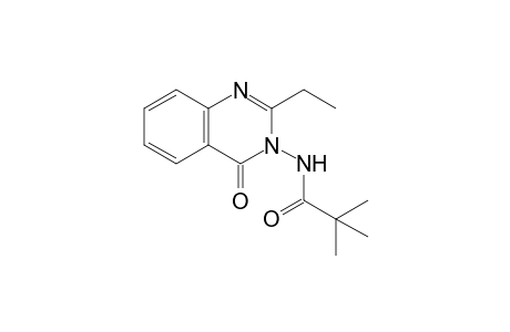 2-ETHYL-3-PIVALOYL-AMINO-QUINAZOLIN-4(3H)-ONE