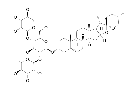 DIOSGENIN-3-O-ALPHA-L-RHAMNOPYRANOSYL-(1->4)-[ALPHA-L-RHAMNOPYRANOSYL-(1->2)-BETA-D-GLUCOPYRANOSID=DIOSCIN