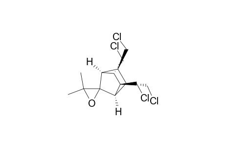 Spiro[bicyclo[2.2.1]heptane-7,2'-oxirane], 2,3,5,6-tetrakis(chloromethyl)-3',3'-dimethyl-, (1.alpha.,2.alpha.,3.beta.,4.alpha.,5.alpha.,6.beta.)-