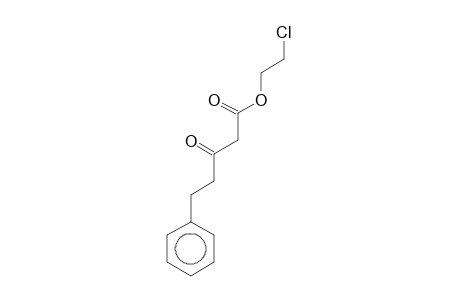 3-Oxo-5-phenylpentanoic acid, 2-chloroethyl ester