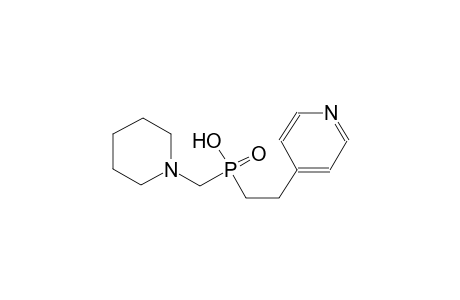 phosphinic acid, (1-piperidinylmethyl)[2-(4-pyridinyl)ethyl]-