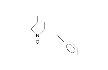 4,4-Dimethyl-2-(B-styryl)-1-pyrroline 1-oxide