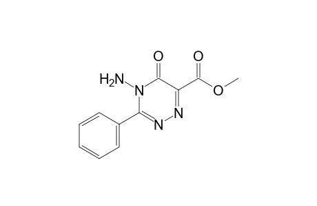 4-Amino-6-(methoxycarbonyl)-3-phenyl-5-oxo-1,2,4-triazine