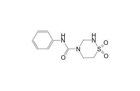 4H-1,2,4-thiadiazine-4-carboxamide, tetrahydro-N-phenyl-, 1,1-dioxide