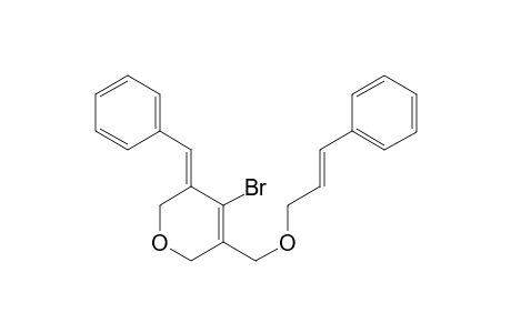 1-Bromo-2-(2'-oxa-5'-phenyl-4'(E)-pentenyl)-4-oxa-6-(E)-benzylidenecyclohexene