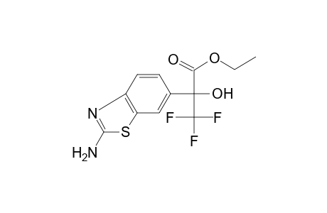 2-(2-Amino-benzothiazol-6-yl)-3,3,3-trifluoro-2-hydroxy-propionic acid ethyl ester