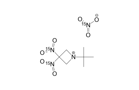 1-TERT.-BUTYL-3,3-DINITRO-(15)-N(2)-AZETIDINIUM-NITRATE-(15)N