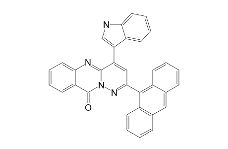 2-ANTHRACEN-9-YL-4-(1H-INDOL-3-YL)-1,9A,10-TRIAZA-ANTHRACEN-9-ONE