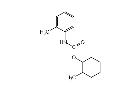 o-methylcarbanilic acid, 2-methylcyclohexyl ester