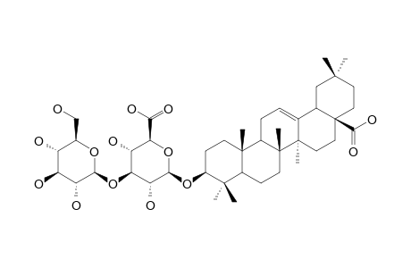 3-O-BETA-[GLUCOPYRANOSYL-(1->3)-GLUCURONOPYRANOSYL]-OLEANOLIC-ACID