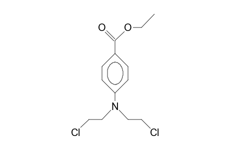 p-[BIS(2-CHLOROETHYL)AMINO]BENZOIC ACID, ETHYL ESTER