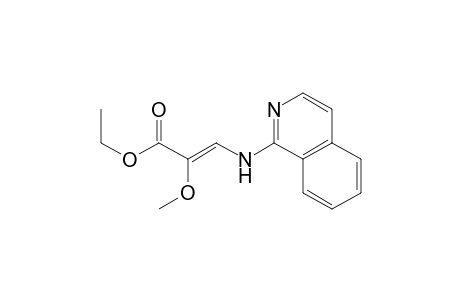 Ethyl (Z)-3-(isoquinolin-1-ylamino)-2-methoxypropenoate