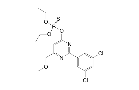 2-(3,5-dichlorophenyl)-6-(methoxymethyl)-4-pyrimidinol, O-ester with O,O-diethyl phosphorothiote