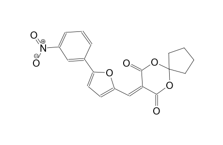 6,10-dioxaspiro[4.5]decane-7,9-dione, 8-[[5-(3-nitrophenyl)-2-furanyl]methylene]-