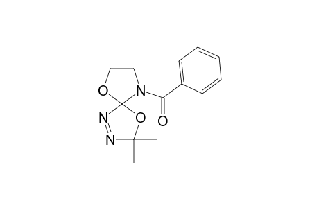 3,4,9-Triaza-9-benzoyl-2,2-dimethyl-1,6-dioxaspiro[4.4]non-3-ene